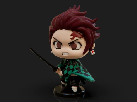 Demon Slayer Tanjiro 3D Print Model