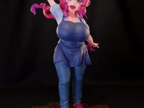 Ilulu &ndash; Kobayashi-san Chi no Maid Dragon 3D Druckmodell