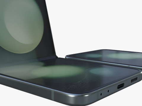 Samsung Galaxy Z Flip 5 Mint 3Dモデル