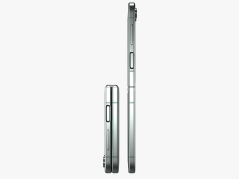 Samsung Galaxy Z Flip 5 Mint 3Dモデル