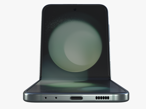 Samsung Galaxy Z Flip 5 Mint 3Dモデル