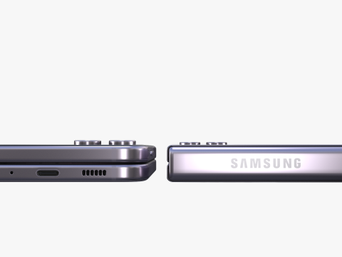 Samsung Galaxy Z Flip 5 Lavender Modelo 3D