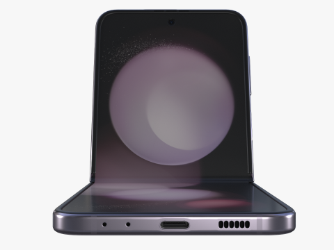 Samsung Galaxy Z Flip 5 Lavender Modelo 3D