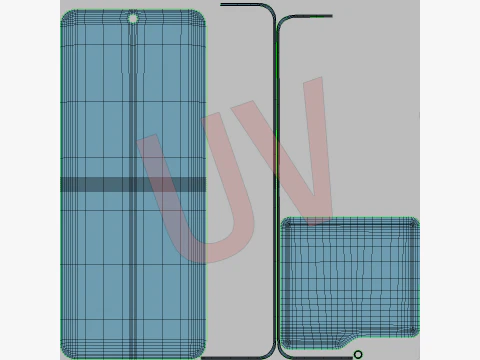 Samsung Galaxy Z Flip 5 Graphite 3D Model
