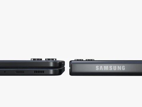 Samsung Galaxy Z Flip 5 Graphite 3D Model