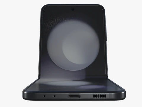 Samsung Galaxy Z Flip 5 Graphite 3D Model
