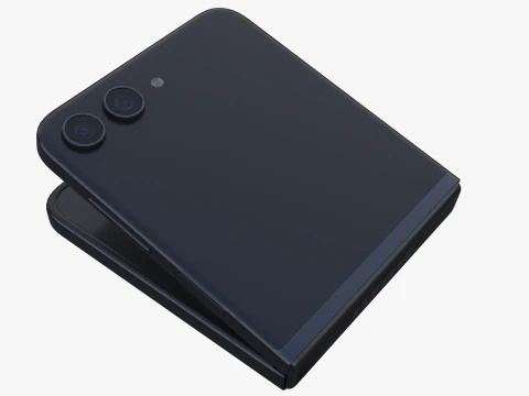 Samsung Galaxy Z Flip 5 Graphite 3D Model