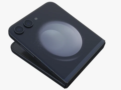 Samsung Galaxy Z Flip 5 Graphite 3D Model