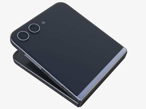 Samsung Galaxy Z Flip 5 Cream 3Dモデル