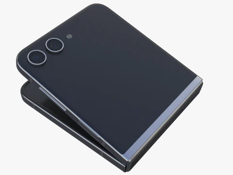 Samsung Galaxy Z Flip 5 Cream 3D Model