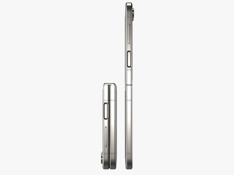 Samsung Galaxy Z Flip 5 Cream 3Dモデル