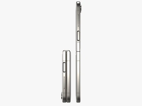 Samsung Galaxy Z Flip 5 Cream 3D Model