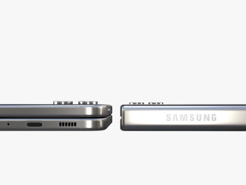 Samsung Galaxy Z Flip 5 Cream 3D Model