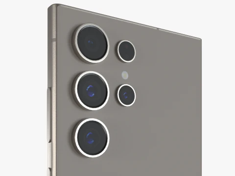 Samsung Galaxy S24 Ultra gray 3D Model