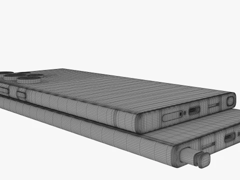 Samsung Galaxy S24 Ultra gray 3D Model