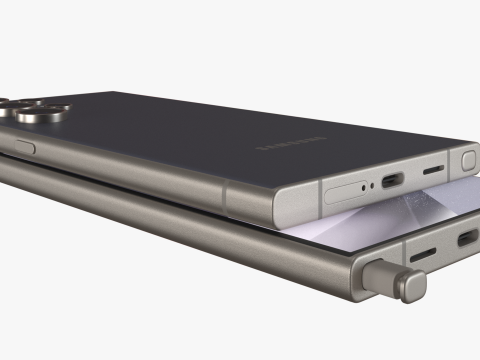 Samsung Galaxy S24 Ultra Titanium Violet 3D Model