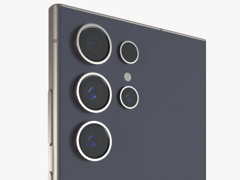Samsung Galaxy S24 Ultra Titanium Violet 3D Model