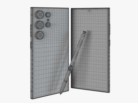 Samsung Galaxy S24 Ultra Titanium Violet 3D Model