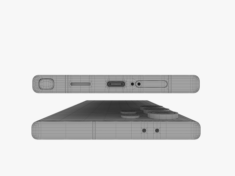 Samsung Galaxy S24 Ultra Violet 3Dモデル