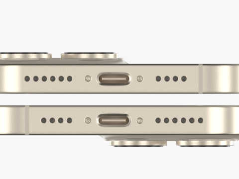 IPhone 16 Pro and 16 Pro Max Natural Titanium 3D Model