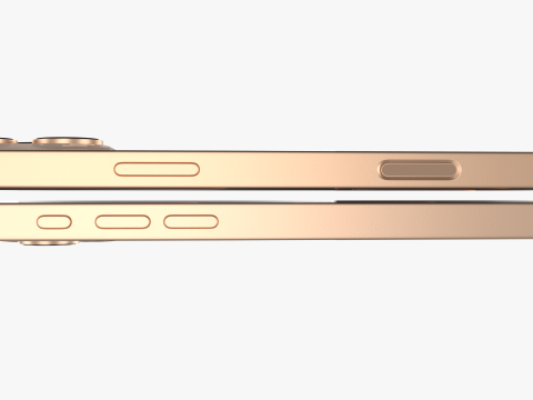 IPhone 16 Pro and 16 Pro Max Desert Titanium 3D Model