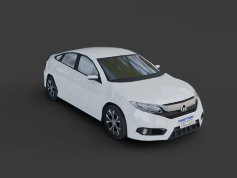 Honda Civic G10 3D Model