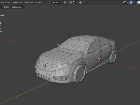 Honda Civic G10 3D Model