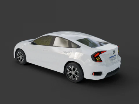 Honda Civic G10 3D Model
