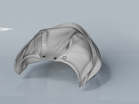 Nurse cap fbx 3D Model