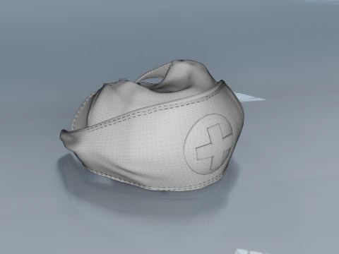 Nurse cap fbx 3D Model