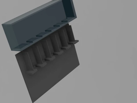 Borstelhouder 3D printmodel