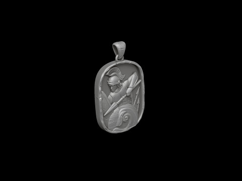 Roman Soldier Pendant 3D print model Model do druku 3D