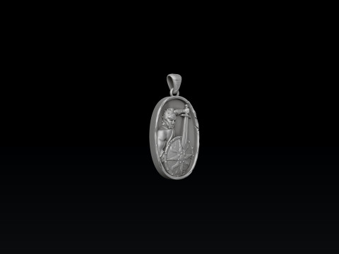 Gladiator Pendant 3D print model 3Dプリントモデル