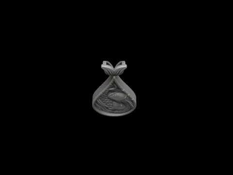 Fish Pendant 3D print model 3D Print Model