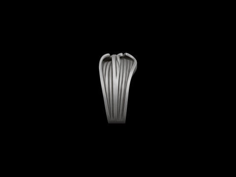 Butterfly Ring 3D print model 3Dプリントモデル