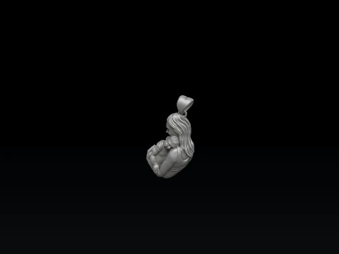 Mother Baby Pendant Version 2 3D print model 3D Print Model