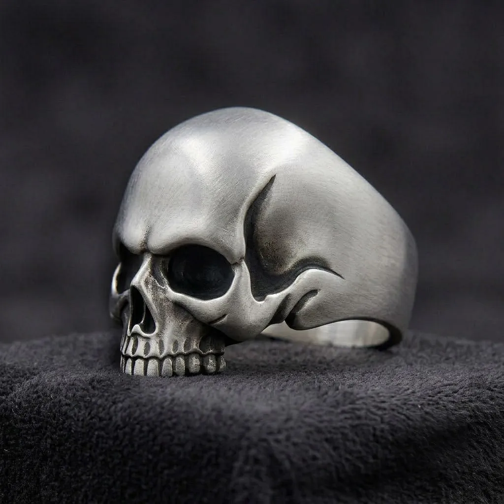 Skull Ring 3D print model 3D Print Model .c4d .max .obj .3ds .fbx .stl .blend 