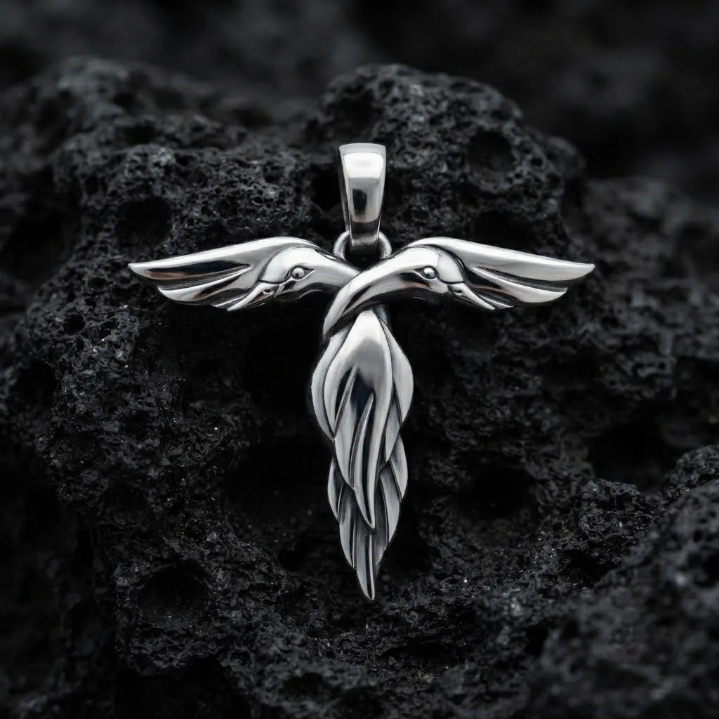 Bird Letter T Pendant 3D print model 3D Print Model .c4d .max .obj .3ds .fbx .stl .blend 
