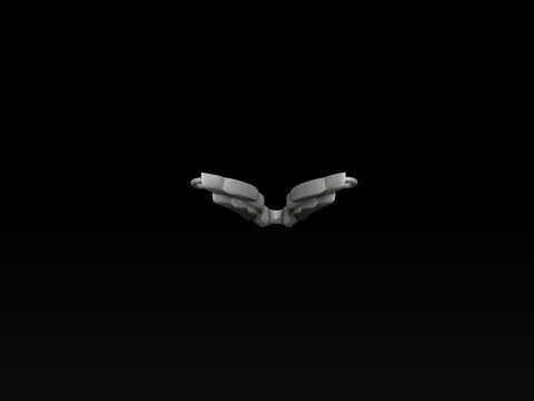 Vogel Letter V hanger 3D-printmodel 3D printmodel