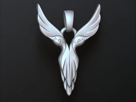 Vogel Letter Y hanger 3D-printmodel 3D printmodel