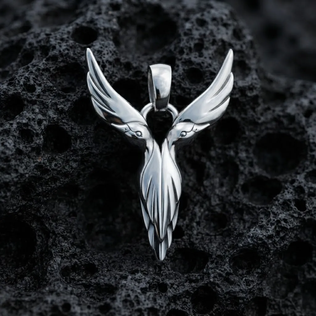 Bird Letter Y Pendant 3D print model 3D Print Model .c4d .max .obj .3ds .fbx .stl .blend 