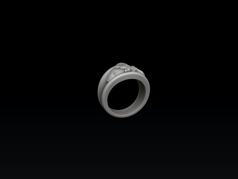 Zodiac Horoscope Taurus Ring 3D print model 3D Принт Модель