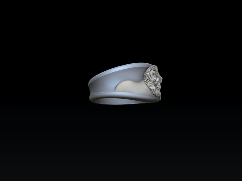 Zodiac Horoscope Leo Ring 3D print model 3D Print Model