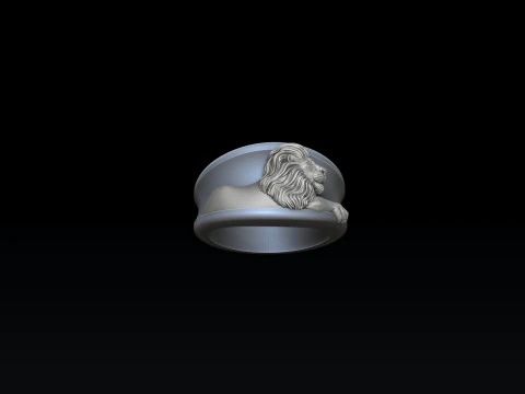 Zodiac Horoscope Leo Ring 3D print model 3D Print Model