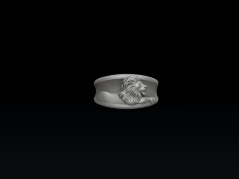 Zodiac Horoscope Leo Ring 3D print model 3D Print Model