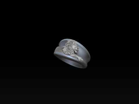 Zodiac Horoscope Leo Ring 3D print model 3D Print Model