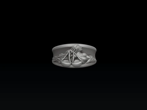 Zodiac Horoscope Libra Ring 3D print model 3D Print Model