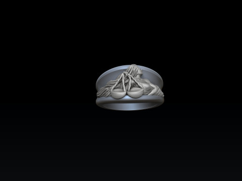 Zodiac Horoscope Libra Ring 3D print model 3Dプリントモデル