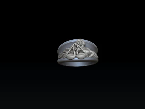 Zodiac Horoscope Libra Ring 3D print model 3D Print Model