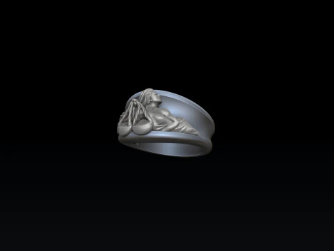 Zodiac Horoscope Libra Ring 3D print model 3D Print Model